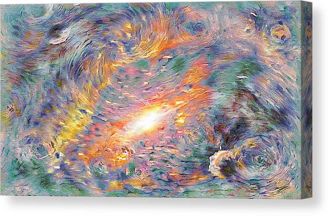 Van Gogh Canvas Print featuring the digital art Starry Starry Cosmos by Rick Wicker