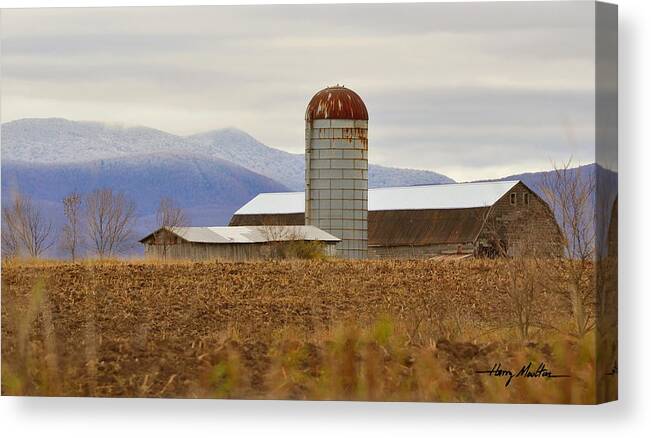 Landscape Canvas Print featuring the photograph The Changing Seasons by Harry Moulton