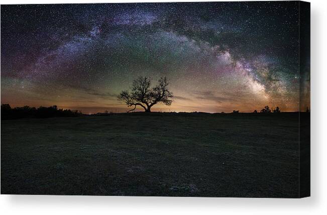 Cosmos Canvas Print featuring the photograph The Cosmic Key by Aaron J Groen