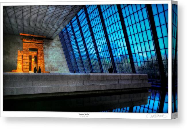 Nyc Canvas Print featuring the photograph The Temple of Dendur by Lar Matre