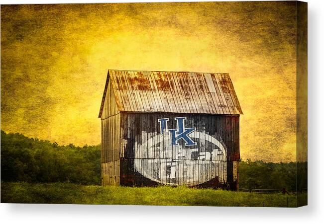 Barn Canvas Print featuring the photograph Tobacco Barn In Kentucky by Paul Freidlund