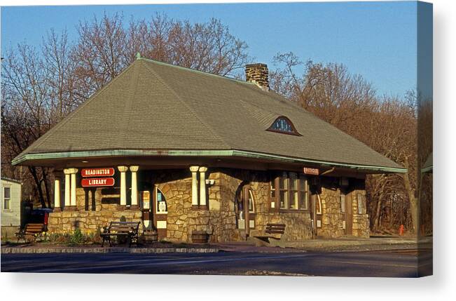 Scenic Tours Canvas Print featuring the photograph Train Stations And Libraries by Skip Willits