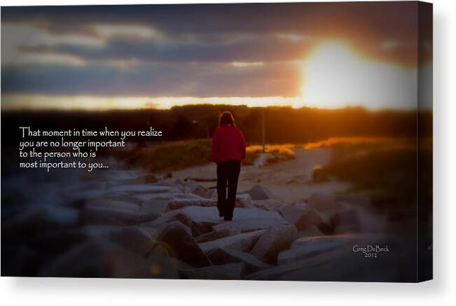 Love Canvas Print featuring the photograph End Of Days by Greg DeBeck