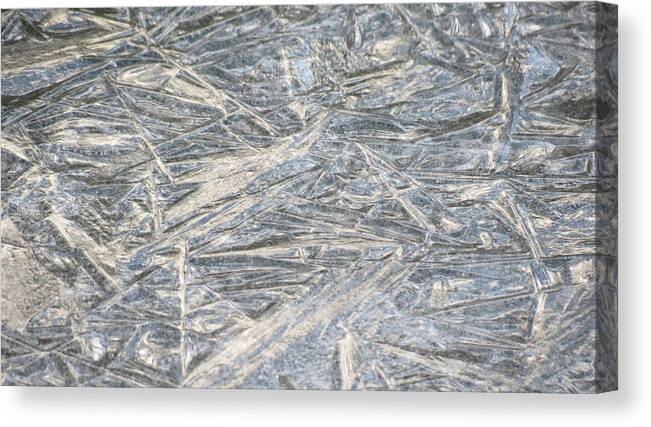 Ice Canvas Print featuring the photograph Fractured by Azthet Photography