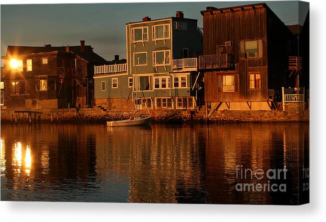Adrian Laroque Canvas Print featuring the photograph Golden Evening by LR Photography
