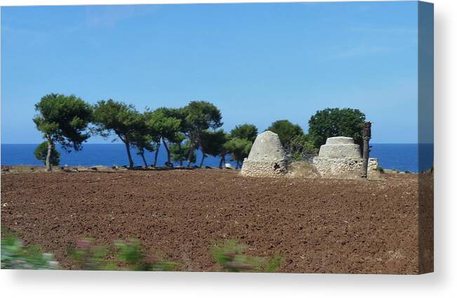 Alberobello Canvas Print featuring the photograph Rural Trulli by Carla Parris