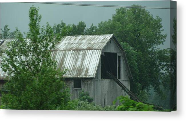 Barn Canvas Print featuring the photograph Say Ahhh by Renee Holder