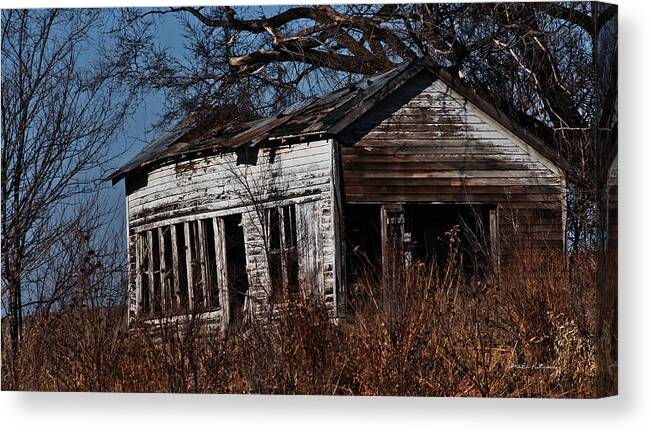 Barns Canvas Print featuring the photograph The Shed by Ed Peterson