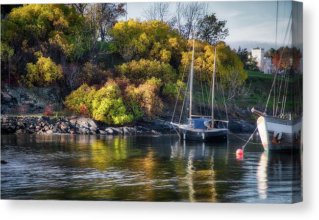 Bygdoy Canvas Print featuring the photograph Bygdoy Harbor #3 by Ross Henton