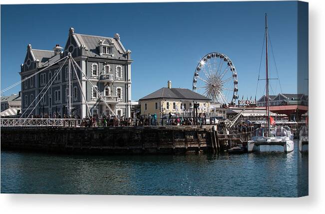 Cape Town Canvas Print featuring the photograph Cape Town's Waterfront by Claudio Maioli