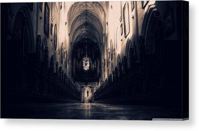 Cathedral Canvas Print featuring the photograph Cathedral #1 by Mariel Mcmeeking