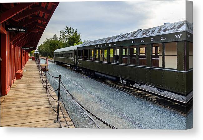 Jamestown Canvas Print featuring the photograph Jamestown Station #1 by Mike Ronnebeck