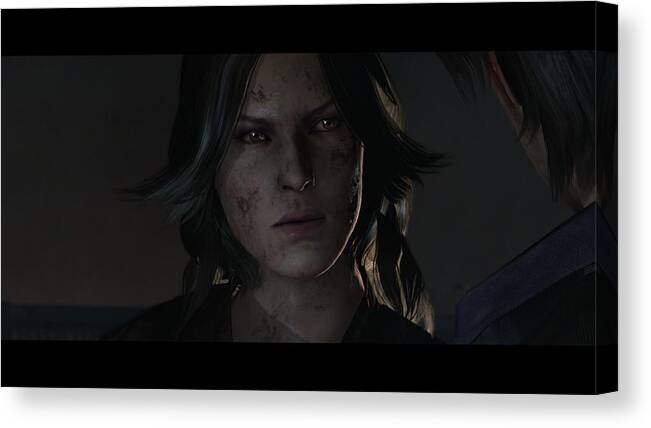 Resident Evil 6 Canvas Print featuring the digital art Resident Evil 6 #1 by Maye Loeser