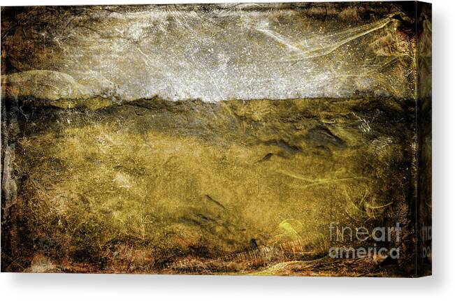 Abstract Canvas Print featuring the painting 10b Abstract Expressionism Digital Painting by Ricardos Creations
