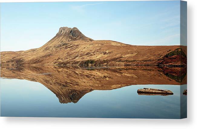 Stac Pollaidh Canvas Print featuring the photograph Stac Pollaidh #2 by Grant Glendinning