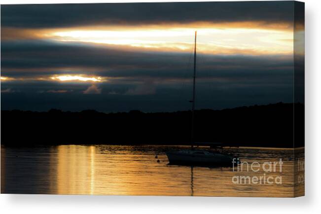 Sunrise Canvas Print featuring the photograph A CT sunrise by JCV Freelance Photography LLC