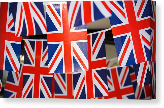 British Canvas Print featuring the photograph All Things British by Digital Art Cafe