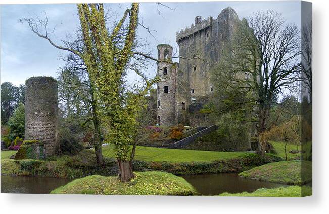 Ireland Canvas Print featuring the photograph Blarney Castle 3 by Mike McGlothlen