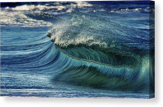 Sea Canvas Print featuring the photograph Blue Pearl by Stelios Kleanthous