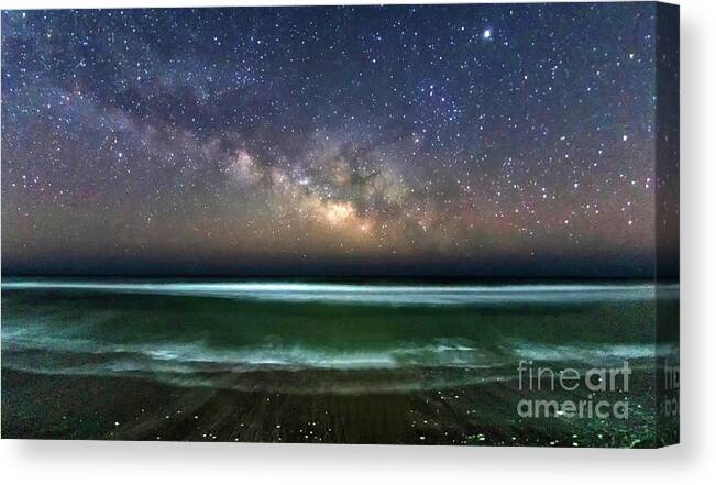 Night Canvas Print featuring the photograph Breathe by DJA Images