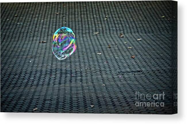 Bubble Canvas Print featuring the photograph Don't Burst My Bubble by Mary Machare
