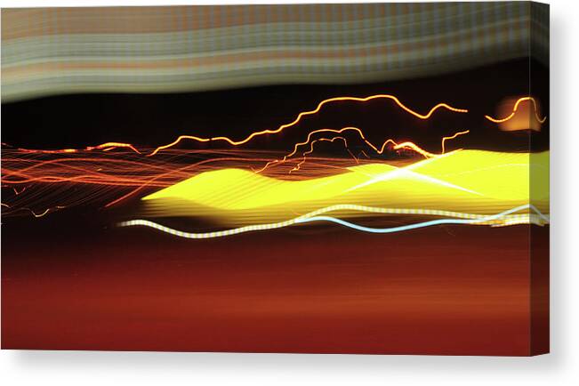 Light. Color Canvas Print featuring the photograph Intrusion by Scott Cordell