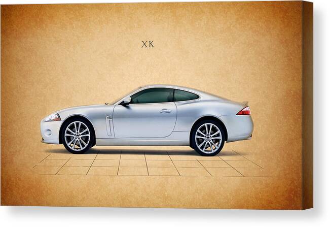 Jaguar Canvas Print featuring the photograph Jaguar XK by Mark Rogan