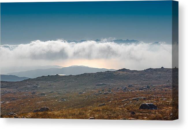 Applecross Canvas Print featuring the photograph Kingdom in the sky by Gary Eason