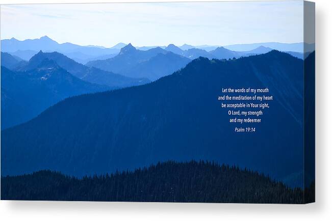 Let My Words Canvas Print featuring the photograph Let my words by Lynn Hopwood