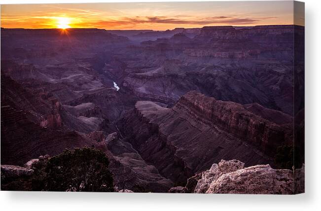Ariona Canvas Print featuring the photograph Lipan point - Grand Canyon, United States - Landscape photography by Giuseppe Milo