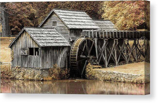 Mabry Mill Canvas Print featuring the photograph Mabry Mill #9 by Stephen Stookey
