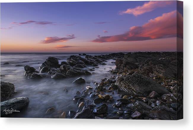 Rocks Canvas Print featuring the photograph Marino Rocks by Andrew Dickman