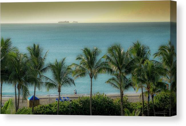 Fjm Multimedia Canvas Print featuring the photograph Mid-Beach Miami-2 by Frank Mari