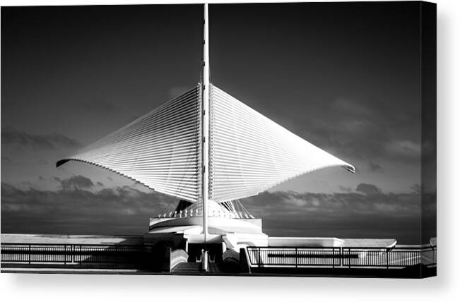 Santiago Canvas Print featuring the photograph Milwaukee in Motion by Josh Eral