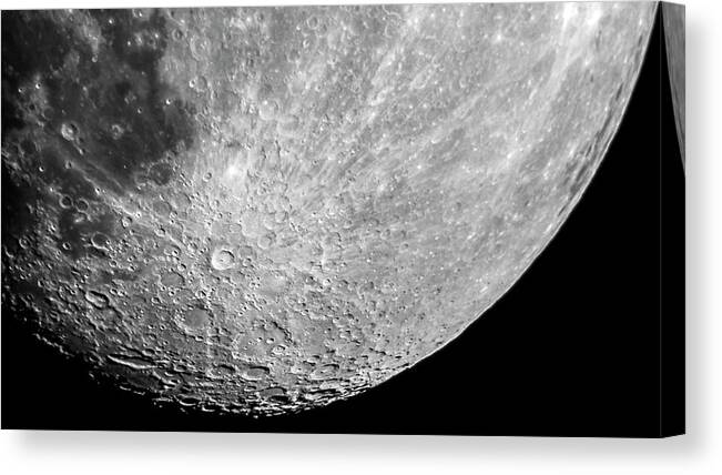 Luna Canvas Print featuring the photograph Moon by Greg Reed