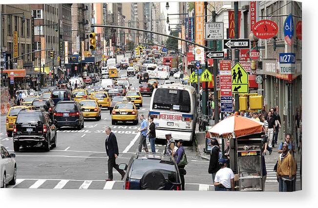 new york city street scene