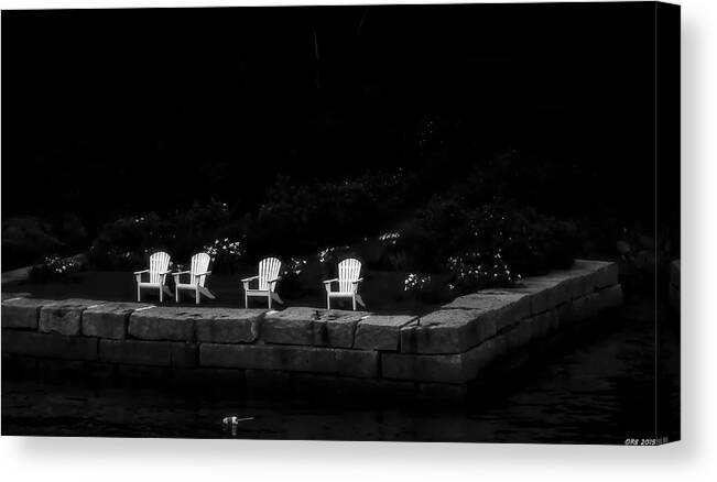 Bay Canvas Print featuring the photograph Night Sitting by Richard Bean