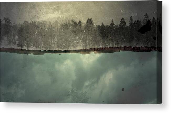  Canvas Print featuring the photograph No One Ever Leaves by Mark Ross