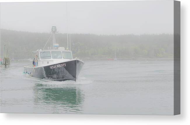 Maine Canvas Print featuring the photograph Ocean's Bounty by Holly Ross