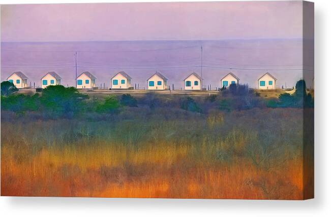 2017; Kate Hannon; Massachusetts; North Truro; Cape Cod; Cape Cod National Seashore; Provincetown; Days Cottages; Cottages; Rainbow; Lgbtq Canvas Print featuring the photograph Rainbow Days by Kate Hannon