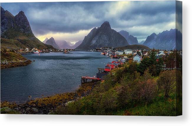Reine Canvas Print featuring the photograph Reine by James Billings