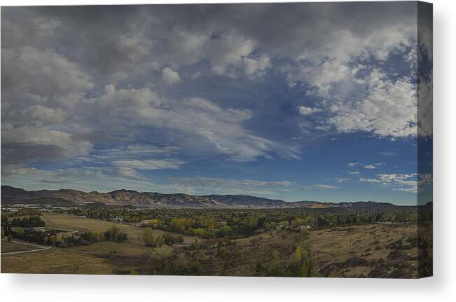 Fall Canvas Print featuring the photograph Reno, Nevada 1 by Rick Mosher