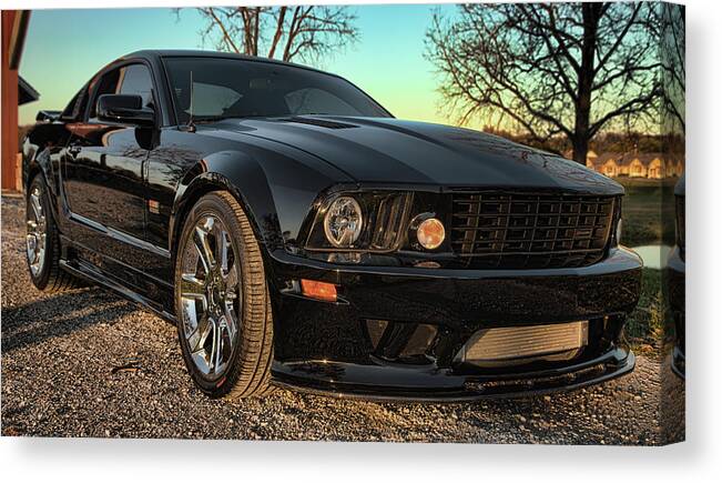  Canvas Print featuring the photograph Saleen by John Crothers