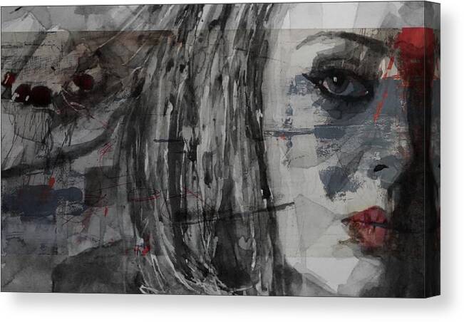 Adele Canvas Print featuring the mixed media Set Fire To The Rain by Paul Lovering