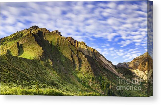 Sherwin Range Canvas Print featuring the photograph Sherwin Range by Anthony Michael Bonafede