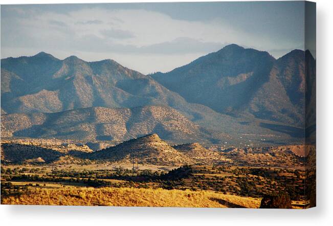 New Mexico Canvas Print featuring the photograph South of Santa Fe by Kathleen Stephens