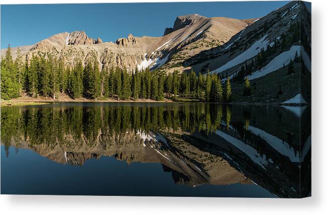 Nevada Canvas Print featuring the photograph Stella Lake Great Basin National Park Nevada by Lawrence S Richardson Jr