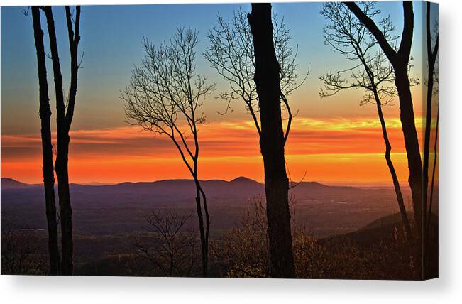 Sunset Canvas Print featuring the photograph Sunset Hues by George Taylor