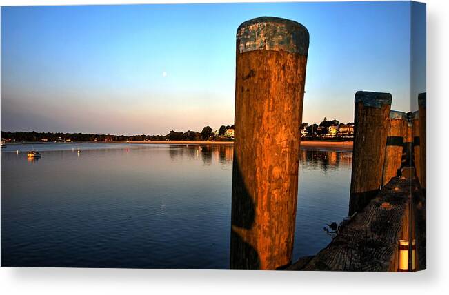 Cape Cod Canvas Print featuring the photograph Sunshine on Onset Bay by Bruce Gannon