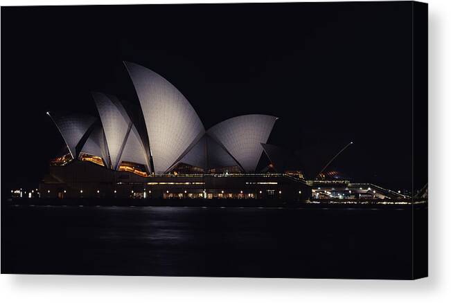 Australia Canvas Print featuring the photograph Sydney Opera House by Nisah Cheatham